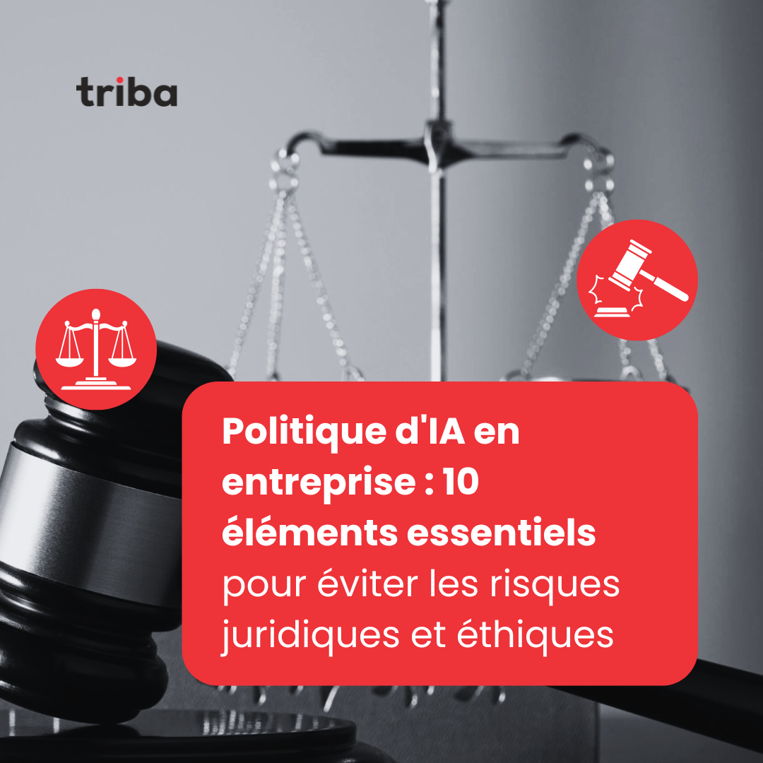 politique IA entreprise juridique