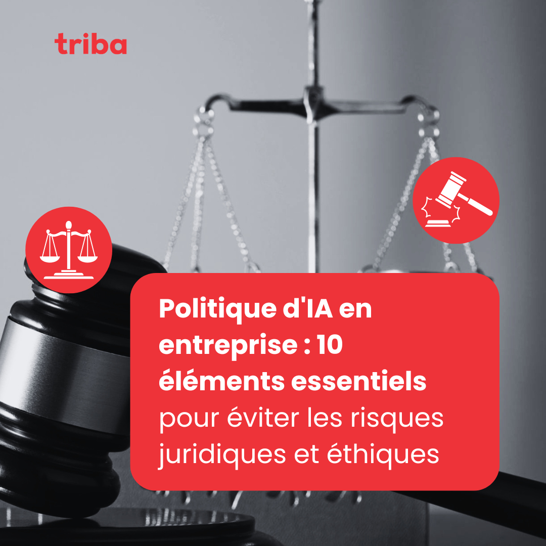 politique IA entreprise juridique